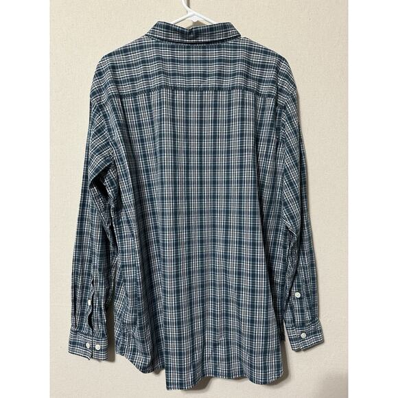 ♡ Columbia Mens XL Plaid Long Sleeve Button Down Dress Shirt - Picture 11 of 16